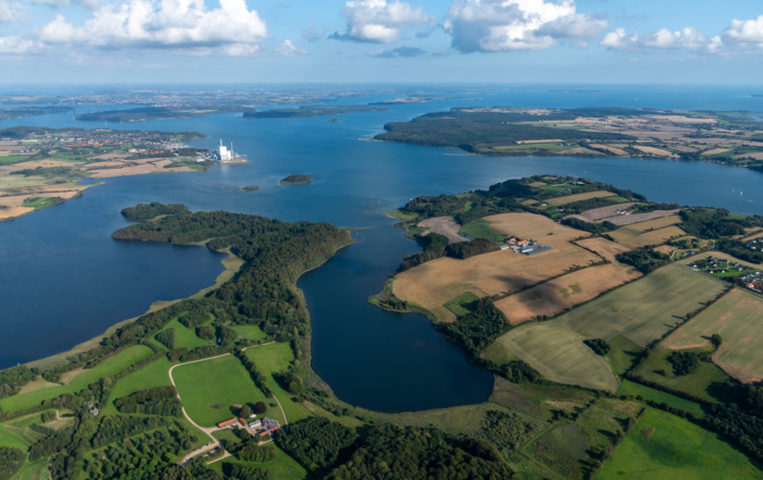 Luftfoto fra Kolding Fjord til Skærbæk