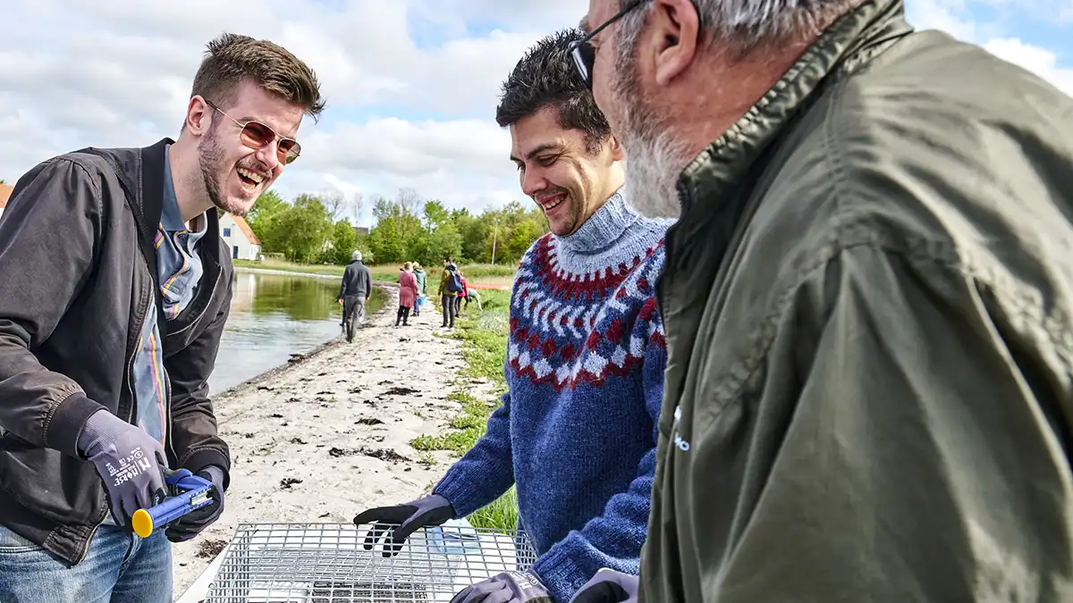 Fiskebørnehave gitterbur