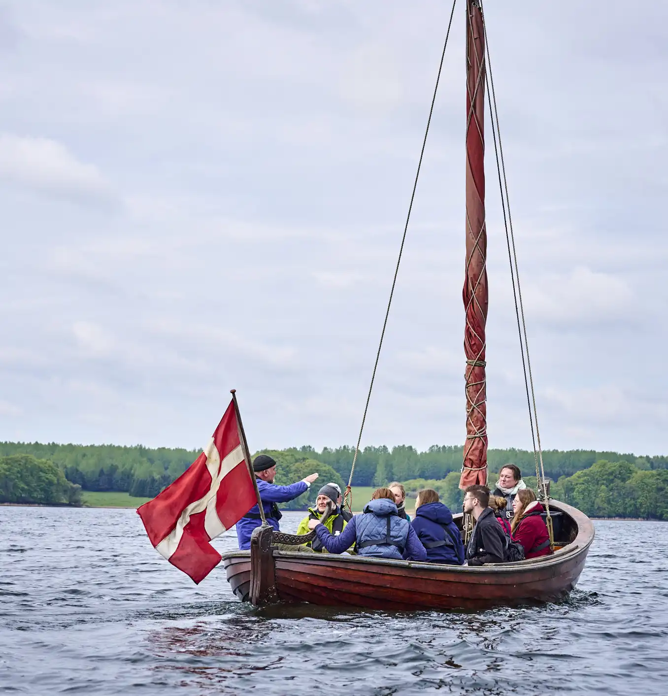 Krabbefiskeri båd sejltur